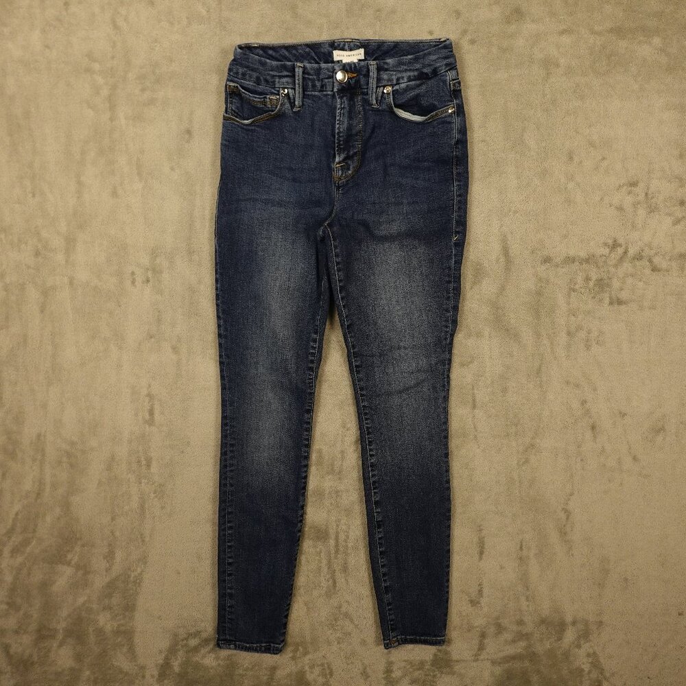 Good American jeans good legs skinny‎ women's 2/26 blue denim